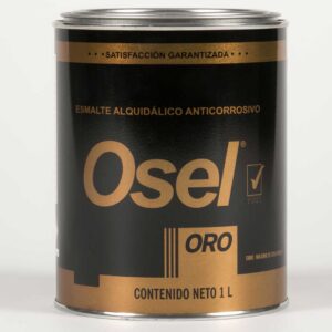 Esmalte Alquidálico Anticorrosivo Satinado Osel Oro Secado Rápido