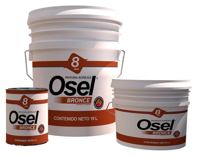 Cubeta de 19 litros de Osel Bronce