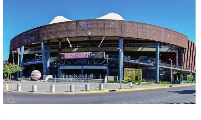 Estadio Tomateros, obra surtida por Pinturas Pymasa