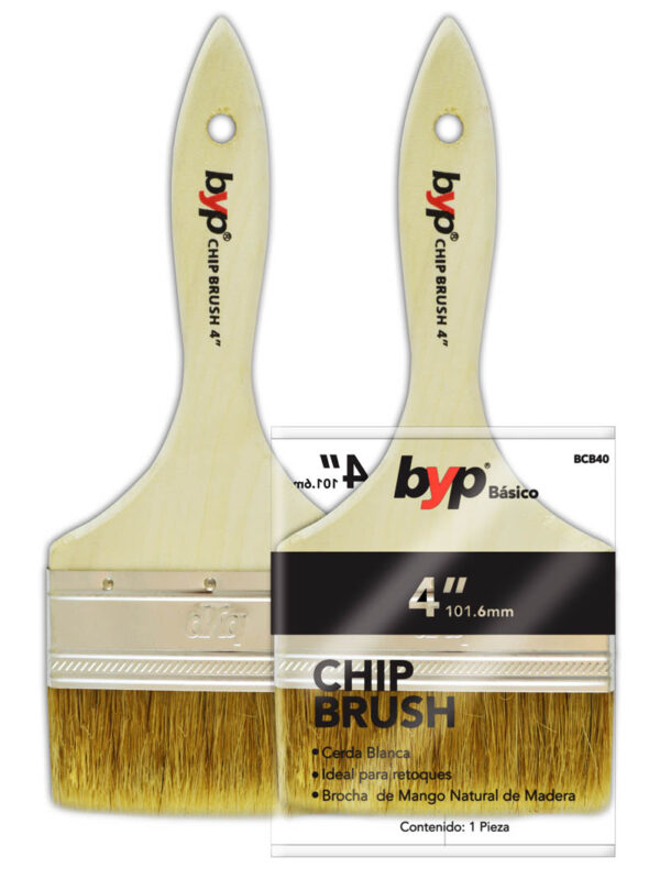 Brocha de cerda natural blanca "Chip Brush 1500"